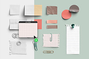Marina Sticky Notes & Paper Clips, an Advertising Mockup by Custom Scene (Thumbnail 6 of 10)