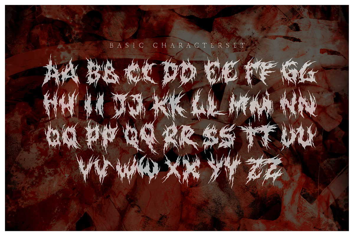 XXII GoreGrinder, a Font by Doubletwo Studios (Photo 3 of 6)