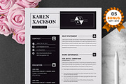 Resume/CV Bundle | 200+ for $29, a Resume Template by ResumeInventor (Thumbnail 76 of 207)