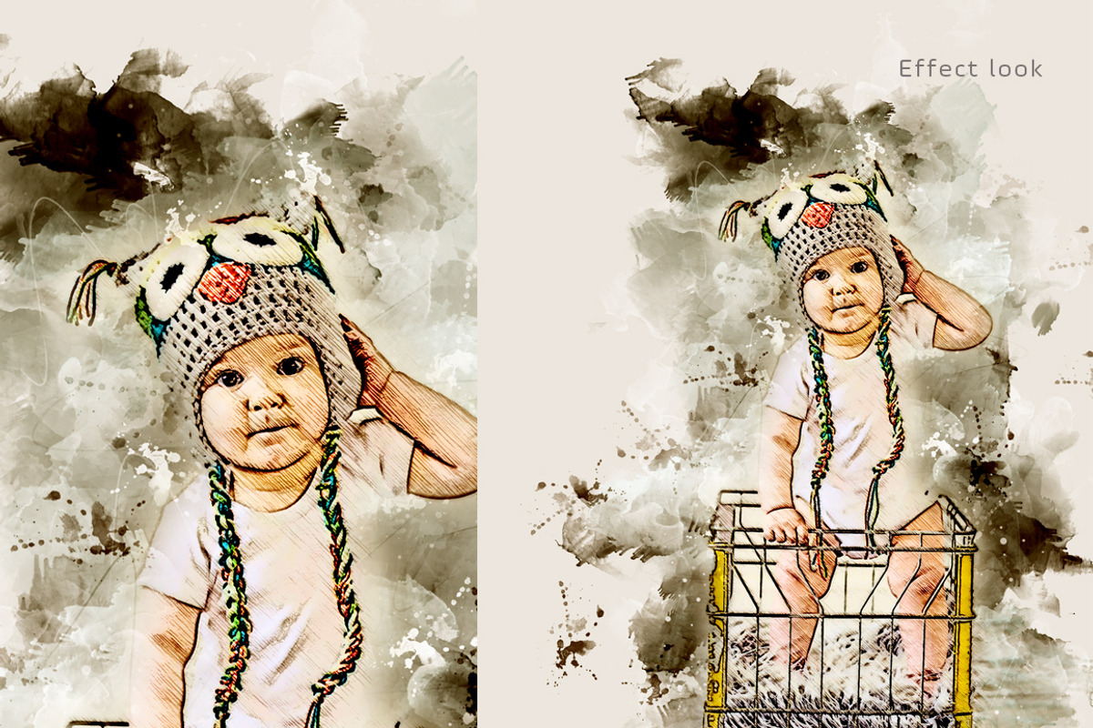 Watercolor Wash Photoshop Action 2, an Action Add-On by MRI STUDIO (Photo 16 of 19)