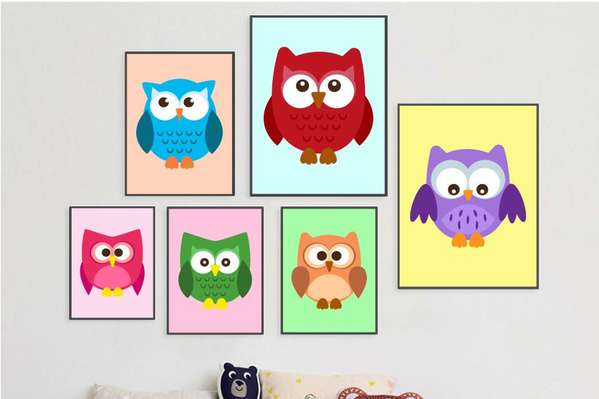Woodland Owls Clipart and Vectors, an Illustration by GraphicHouse (Photo 2 of 5)