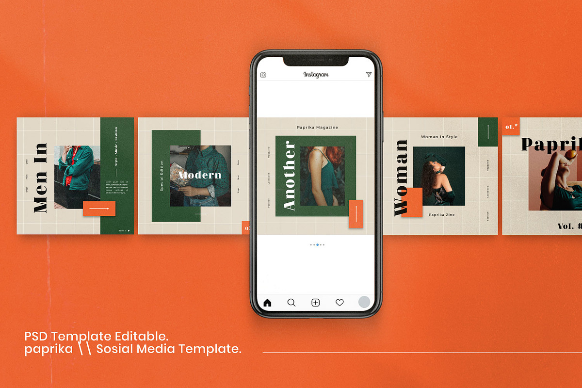 Paprika - Social Media Branding, a Social Media Template by Dirtytemp Studio (Photo 4 of 6)