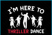 Here To Thriller Dance SVG PNG, an Object Graphic by Creativeusart (Thumbnail 2 of 4)