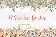 Watercolor Clipart - Reminiscence, a Decorative Illustration by BMACHINA Labs. (Thumbnail 2 of 13)
