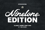Ninelone Edition, a Script Font by StudioRhd (Thumbnail 1 of 9)