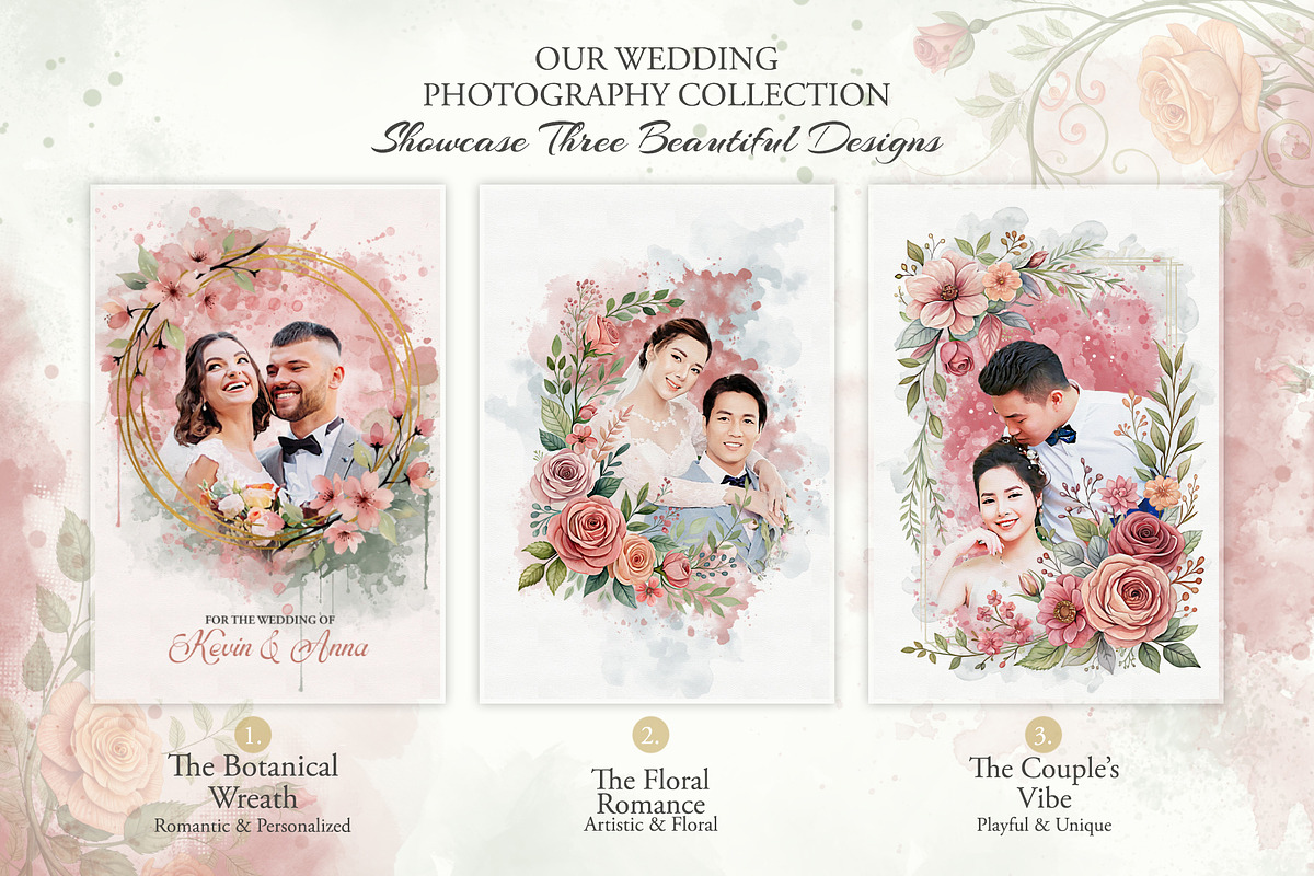 Custom Watercolor Wedding Effect, an Action Add-On by MRI STUDIO (Photo 1 of 19)