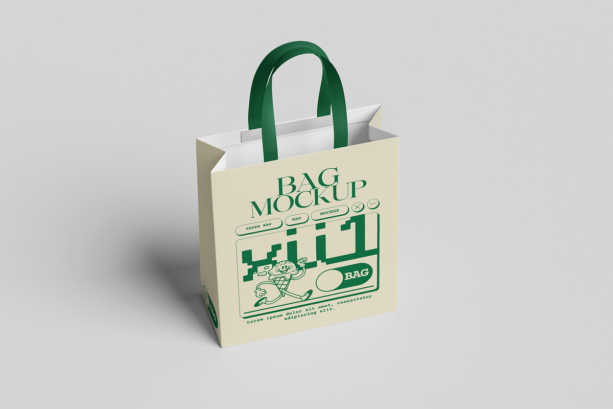 Shopping Bag Mock-up, a Merchandise Mockup by Ataku Design (Photo 3 of 4)