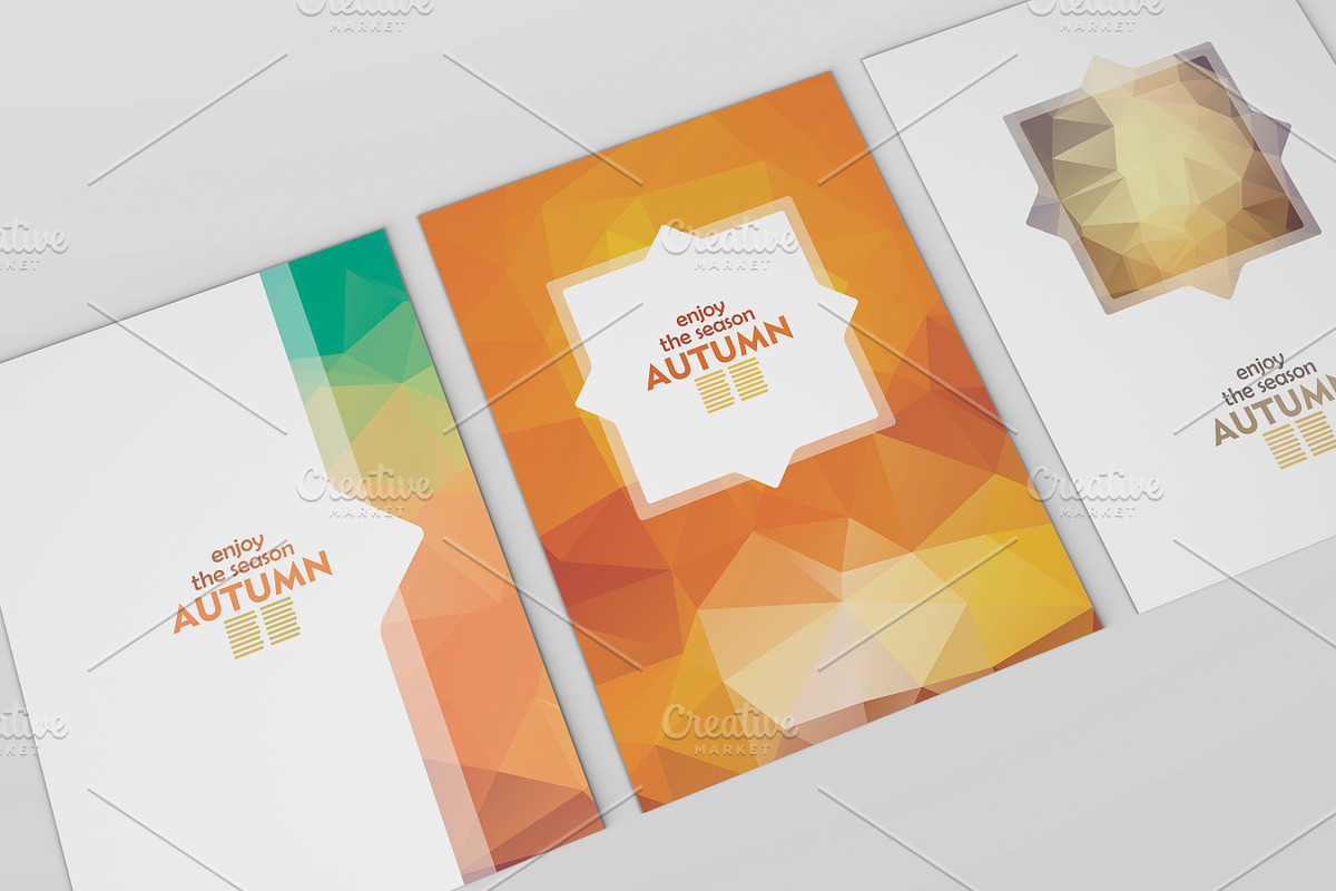 Set of Autumn brochures, a Brochure Template by Palau