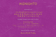 MIDNIGHTO Playful Handwritten Font, a Handwritten Font by MEANDSTUDIO (Thumbnail 7 of 8)
