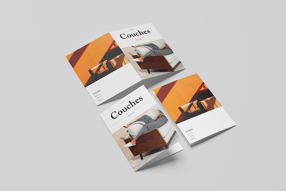 A4 Bifold Brochure Mockup Bundle 82, a Books & Magazine Mockup by Graphicuss (Photo 4 of 5)