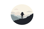 Mountain Explorer Silhouette Bundle, an Object Graphic by Gfx_Store (Thumbnail 2 of 13)