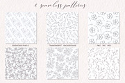 Cherry blossom cliparts and patterns, an Illustration by TatiArti (Thumbnail 10 of 12)