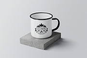 Enamel Mug Mockups, a Cups & Container Mockup by Se٧enStudio (Thumbnail 2 of 5)