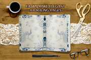 Chinoiserie Scrapbook Paper, a Background Graphic by AlexandHer Digital Art (Thumbnail 4 of 6)