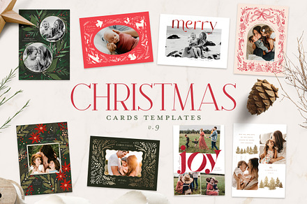 Christmas Card Templates 2024, a Card Template by 7th Avenue Designs