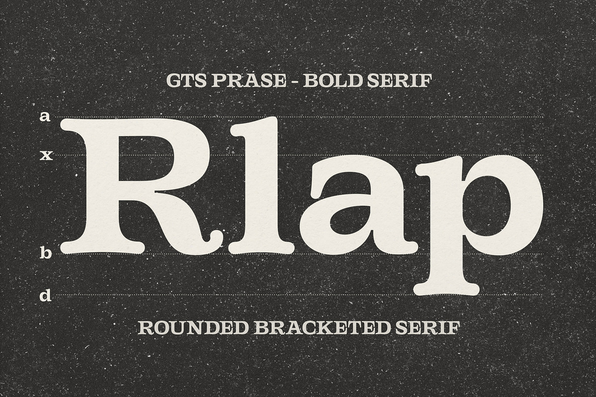 Gts Prase - Bold Serif, a Serif Font by Graptail (Photo 3 of 11)