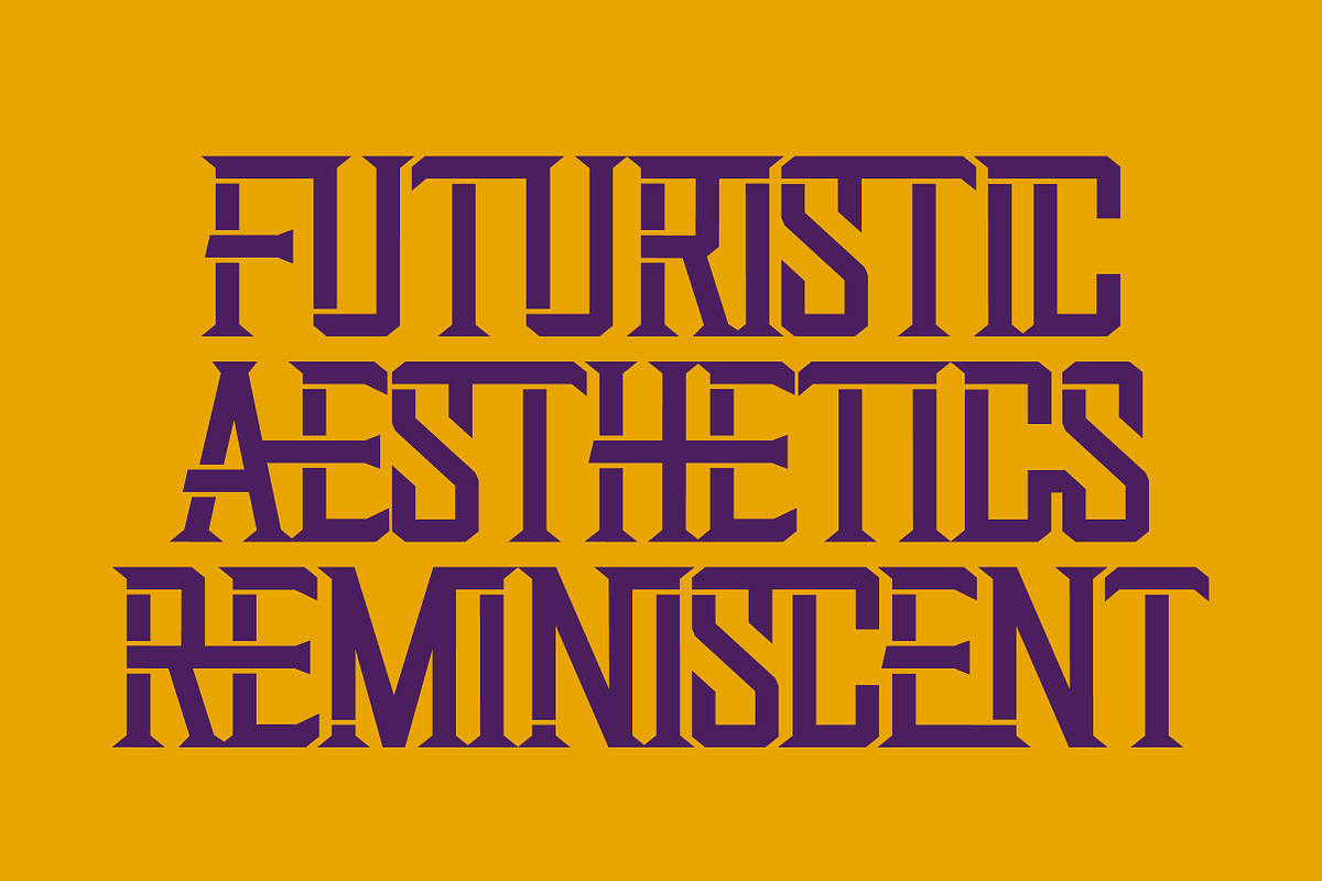 Startrail Futuristic Retro Family, a Serif Font by Lettertype Studio (Photo 7 of 15)