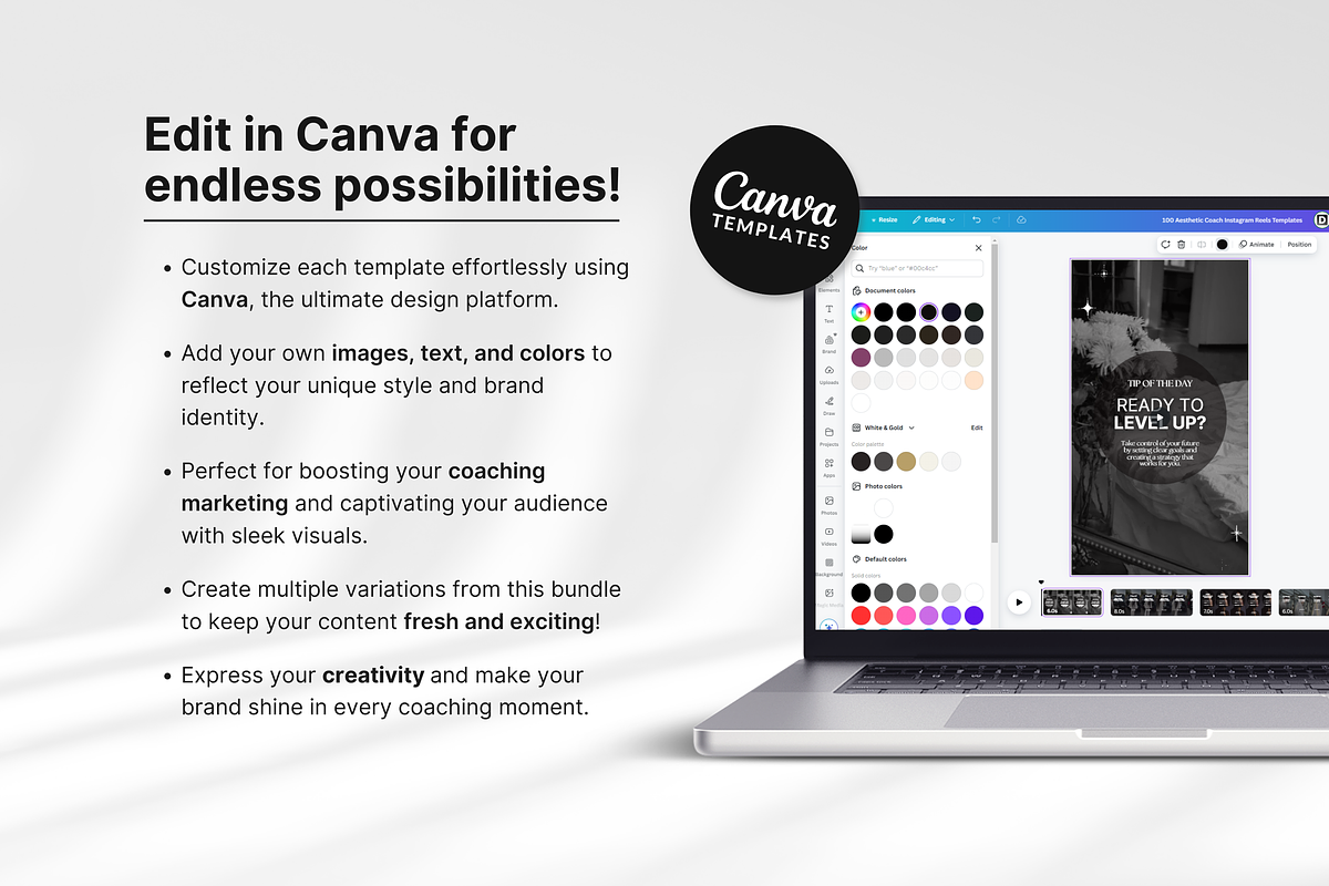 Coach Instagram Reels Templates, a Social Media Template by DigiPax (Photo 9 of 11)