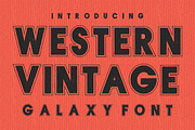 Western Vintage Font, a Font by Fourteen Letter (Thumbnail 1 of 5)