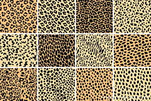 Animal Print Procreate Brush Set