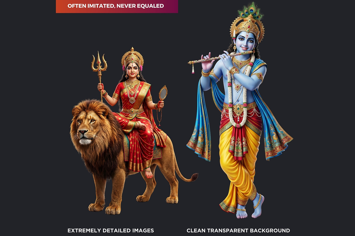 Hindu Gods Pantheon cliparts V2, a Person Illustration by ThatsDesignArt (Photo 3 of 12)