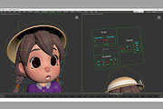 3d Cartoon Girl SG3FC, a Characters & Person 3D Model by LomellRueca (Thumbnail 24 of 27)