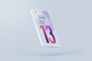 iPhone 12, 13, 14 Pro Clay Mockup, an iPhone Mockup by Deeplab (Thumbnail 20 of 53)