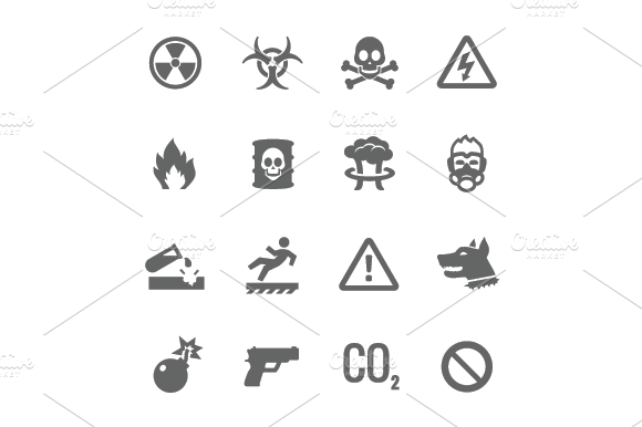 Danger Icons
