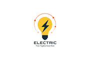 Lightbulb & Electric Logo Design, a Branding & Logo Template by YUDesignStore (Thumbnail 1 of 8)