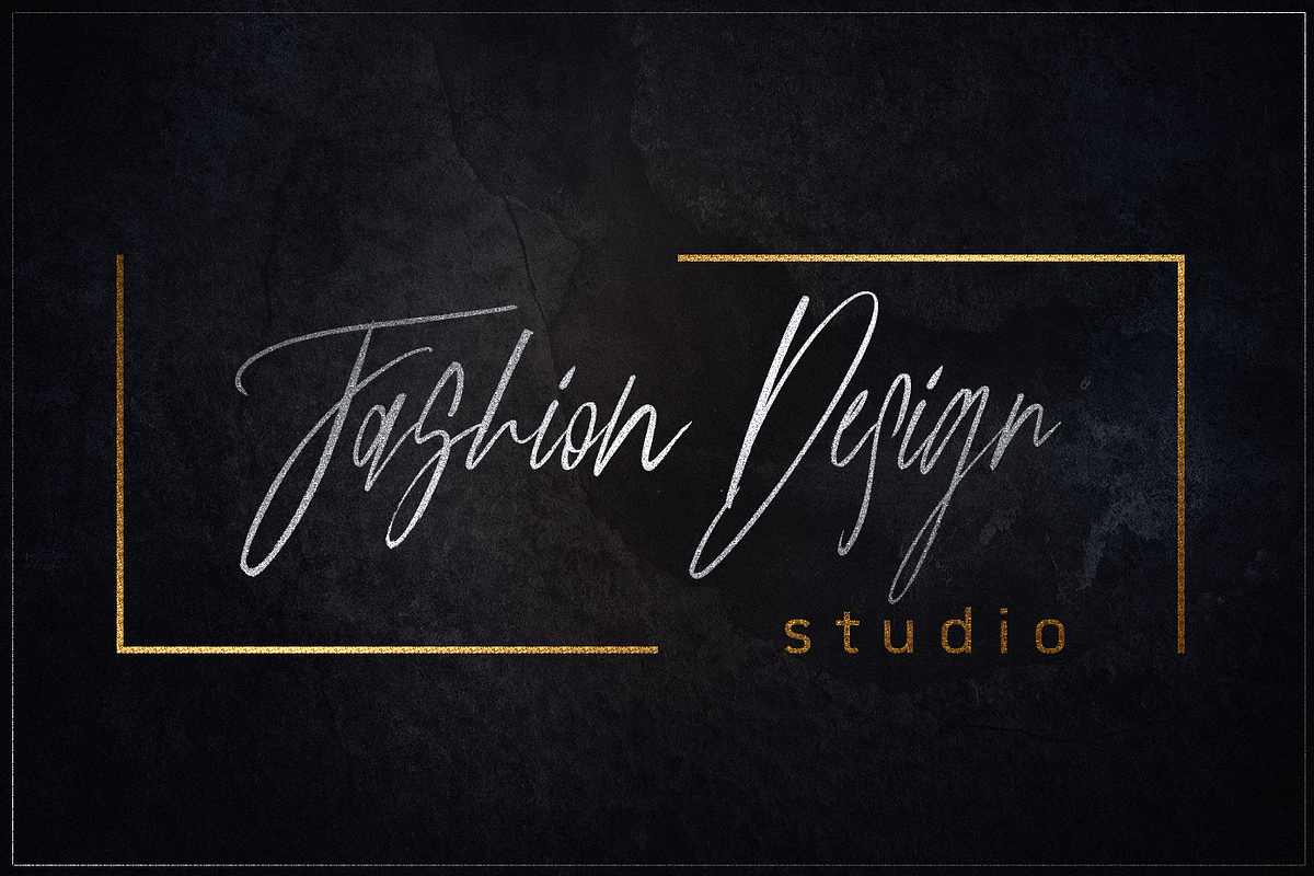 Gold Mastey Artictic Brush Font preview 4