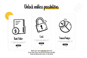 Hand Drawn Bank Icons, an Outline Icon by Brickclay (Thumbnail 5 of 8)