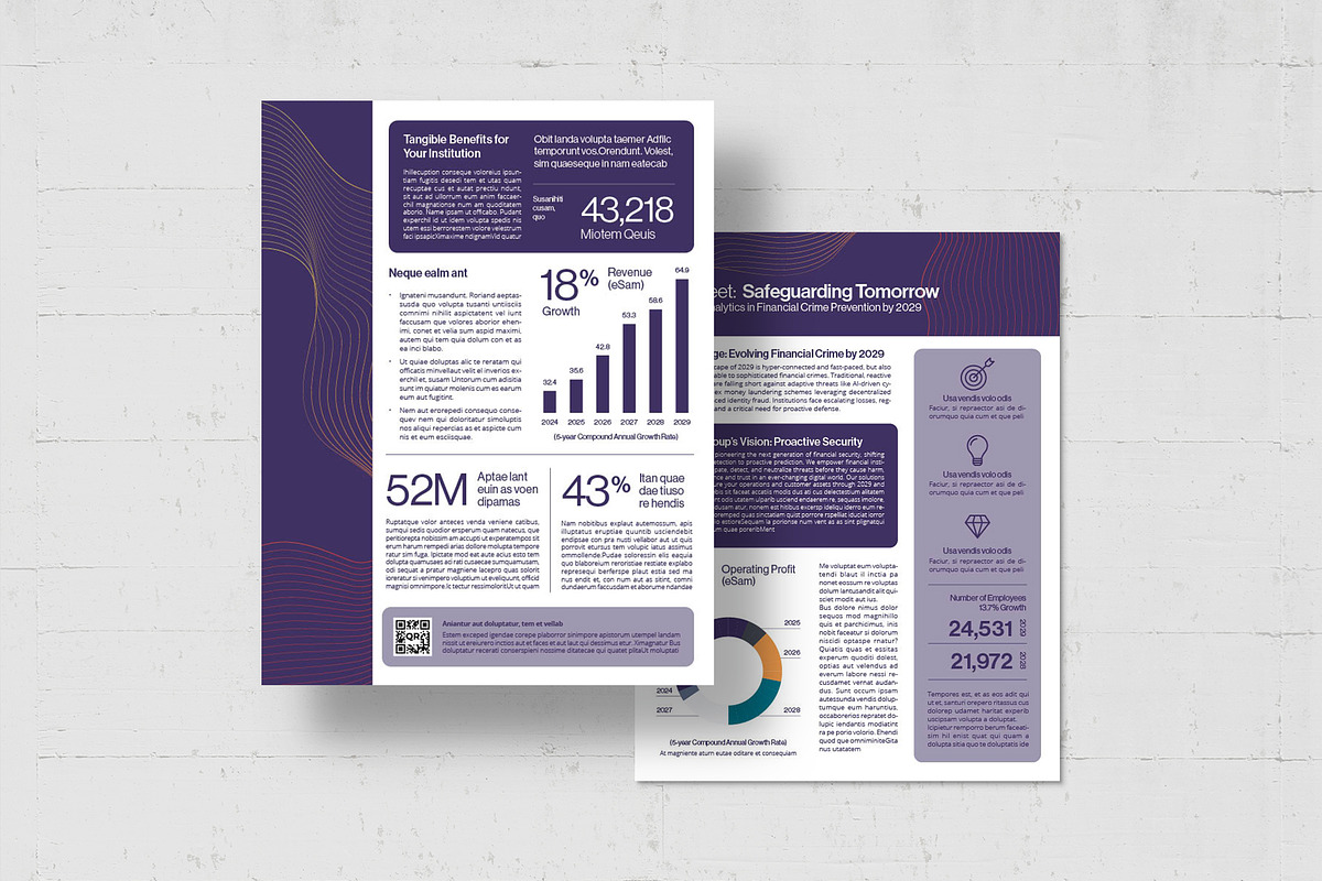Fact Sheet Template, a Flyer Template by BrandPacks (Photo 4 of 5)