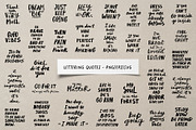 Motivational quotes, lettering pack, an Object Graphic by piyacler (Thumbnail 8 of 12)