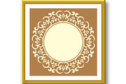 Decorative frame Elegant vector, an Object Graphic by RODINA (Thumbnail 2 of 3)