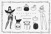Halloween graphics, a Decorative Illustration by Anastasy_helter (Thumbnail 1 of 11)