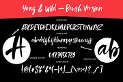 NEW! Young & Wild Brush Font, a Script Font by Wewhitelist (Thumbnail 3 of 9)