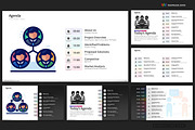 Agenda Meeting PowerPoint Templates, a Presentation Template by Warna Works (Thumbnail 12 of 12)