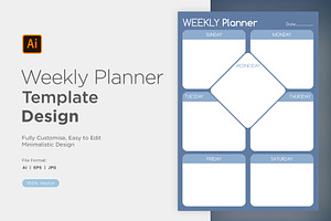 Weekly Planner Sheet Design-20