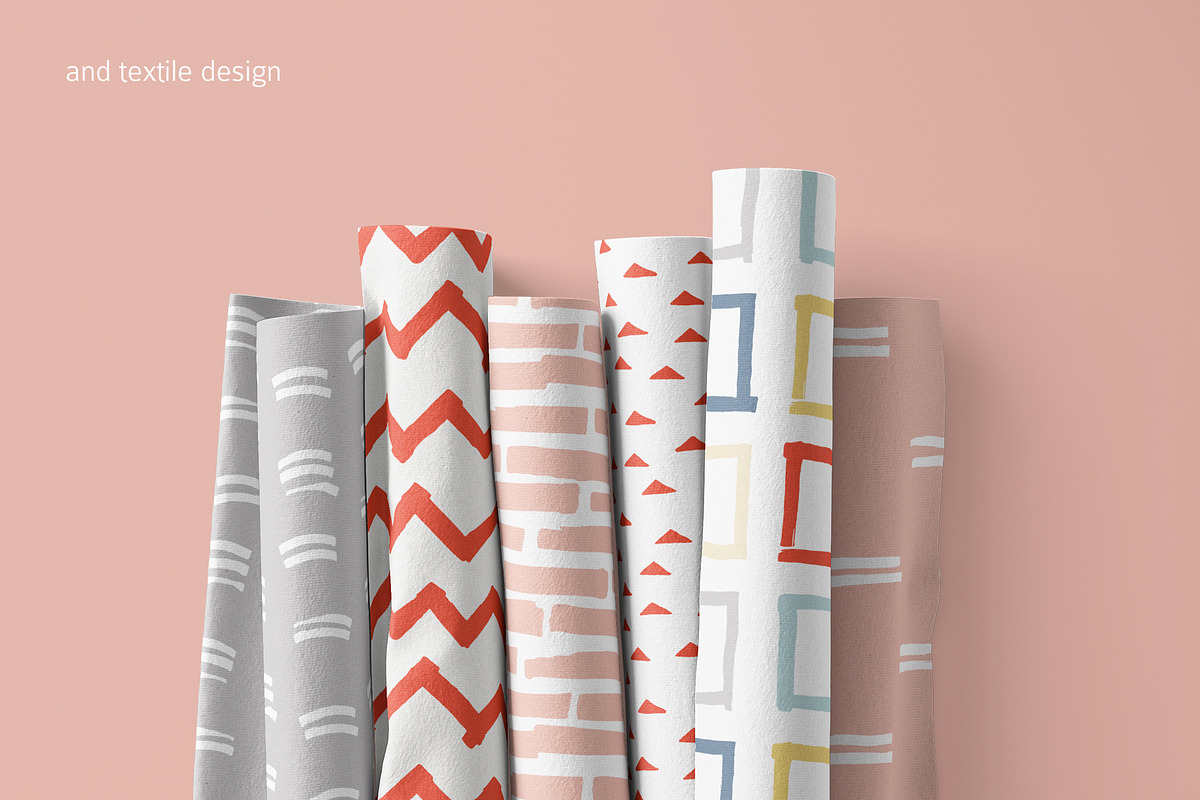 Hand drawn patterns, a Pattern Graphic by Magnia (Photo 4 of 9)