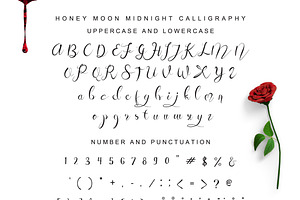 Honey Moon Midnight - Two Fonts