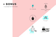 Cakes and Ice cream icon set, an Outline Icon by dicreate (Thumbnail 6 of 10)