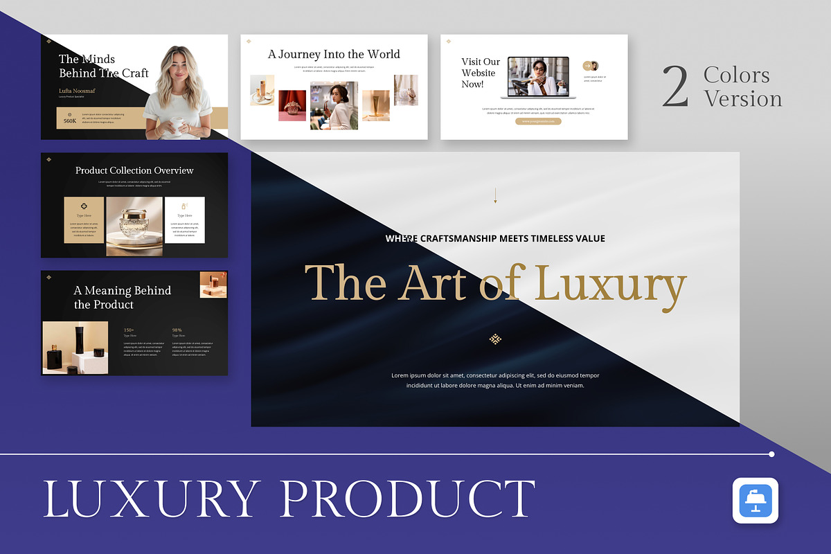 Luxury Product Keynote, a Presentation Template by Antstheme (Photo 1 of 4)