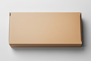 Top view on blank cardboard box, a Background Photo by MistyDay