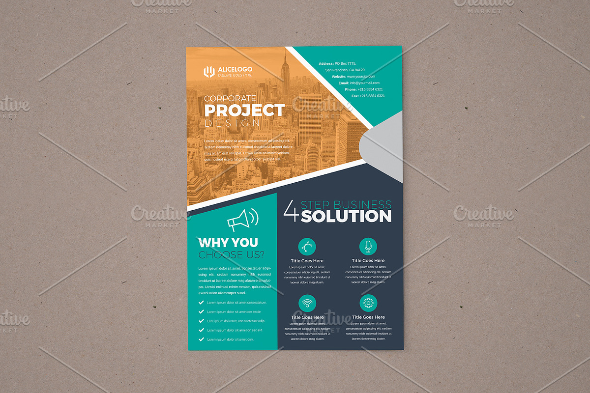 Flyer Template, a Flyer Template by Alice_s (Photo 2 of 4)