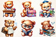 Back To School Teddy Bear Clipart, a Seasonal Illustration by Rose Art (Thumbnail 2 of 4)