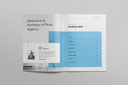 FLORA | Portfolio Template, a Brochure Template by KreateTribe (Thumbnail 2 of 10)