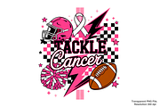 Tackle Breast Cancer Football Png, a Graphic by Clipart Bloom (Thumbnail 1 of 2)