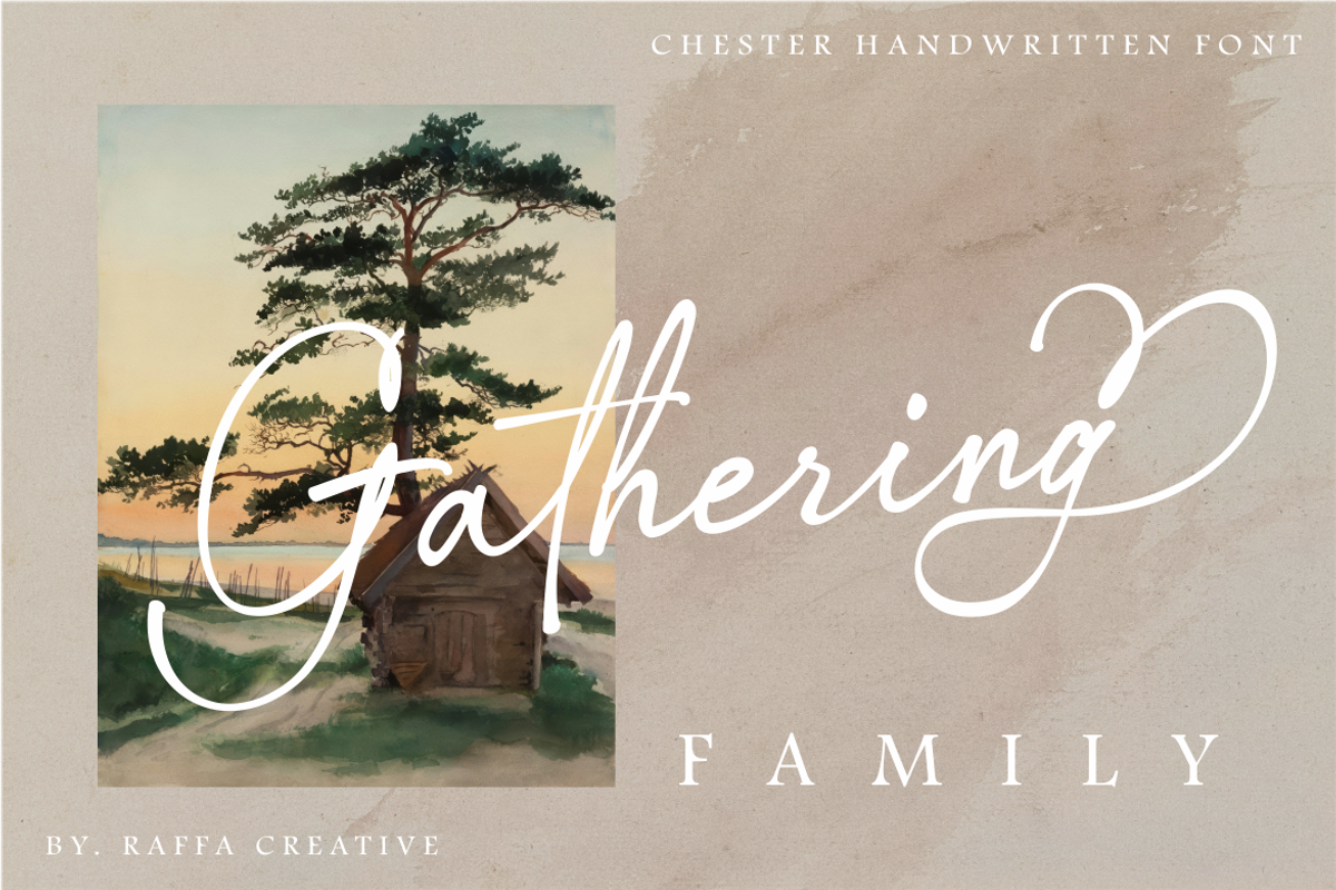 Chester Signature, a Handwritten Font by Raffa Creative (Photo 2 of 10)