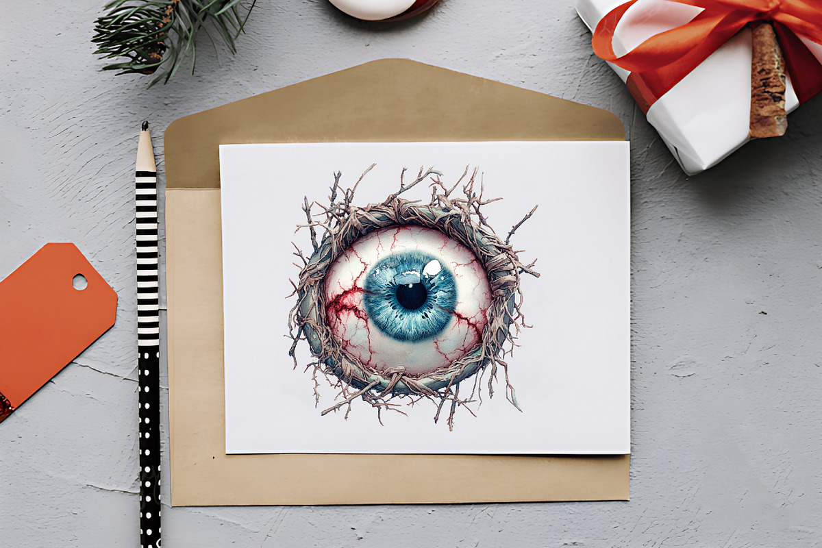 Massive Halloween Watercolor PNG Set, an Illustration by RobertsArt (Photo 7 of 7)