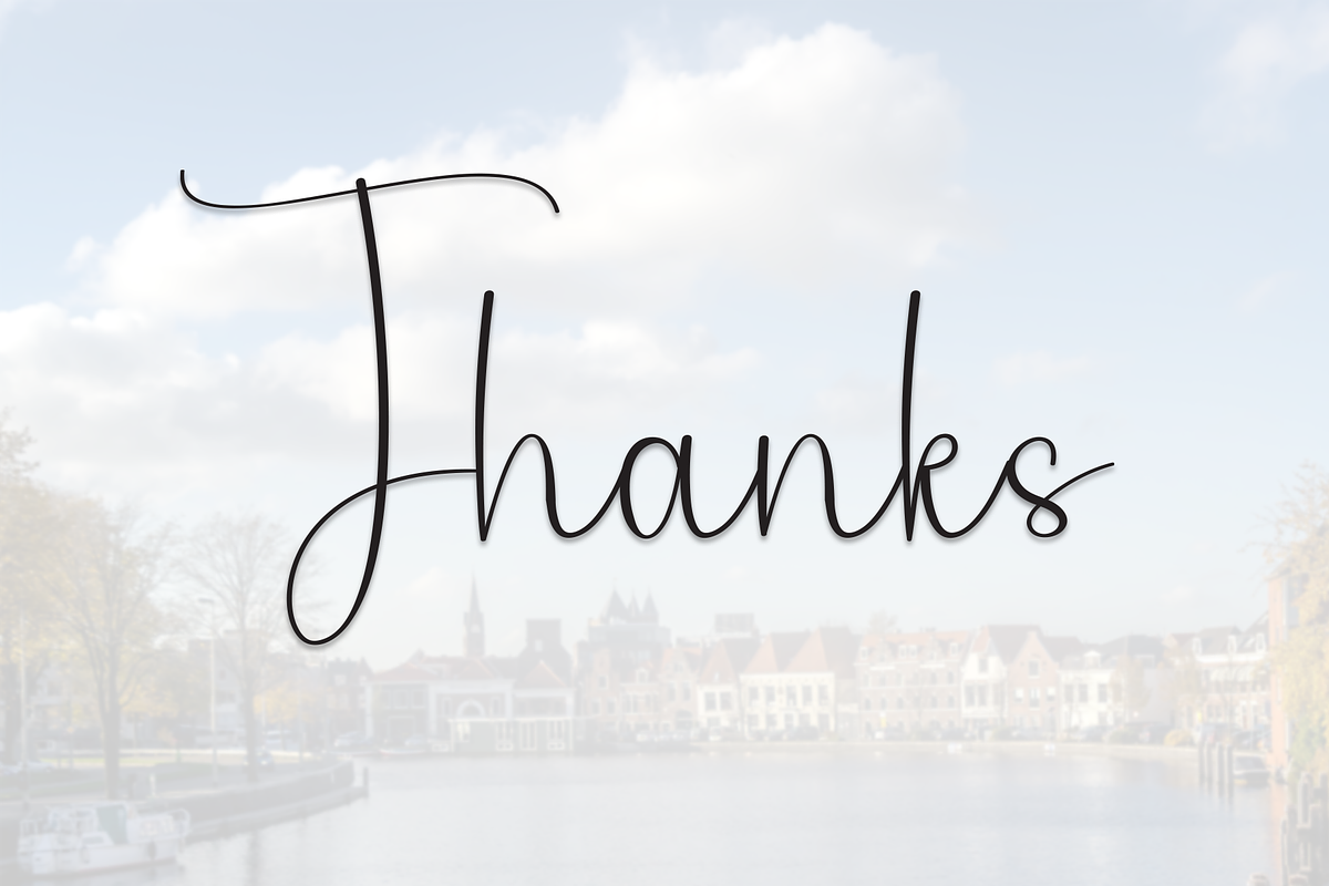 Hello Amstredam | Script Font, a Handwritten Font by Scratchones (Photo 8 of 8)